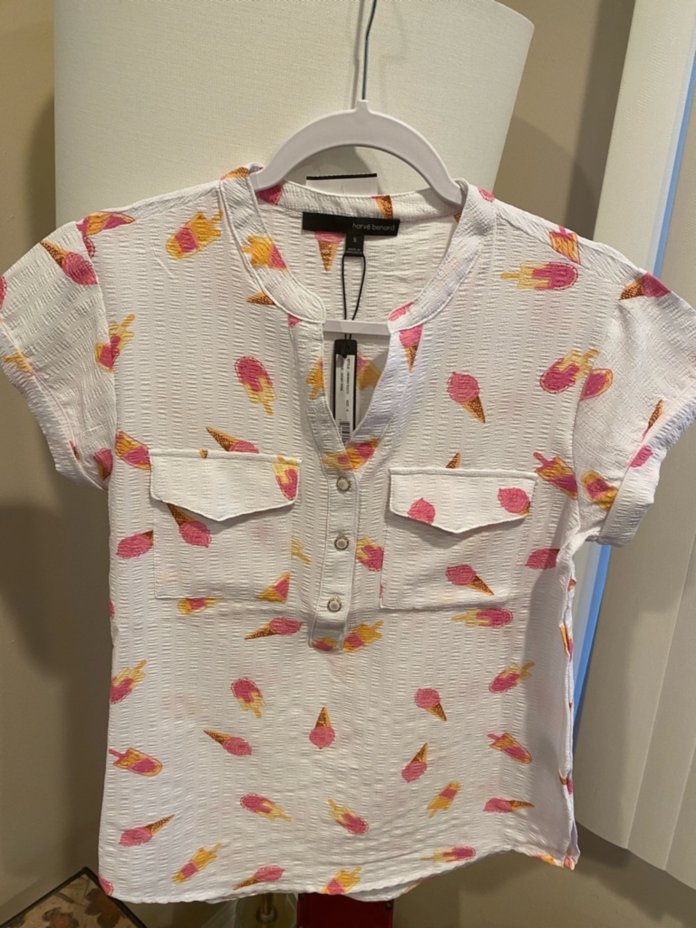 Harve Benard Ice cream print Top